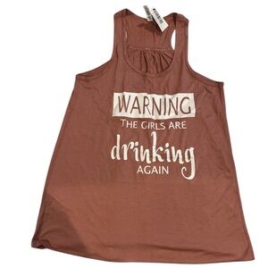 Bella‎ Canvas Women's Graphic Tank Top - Brown